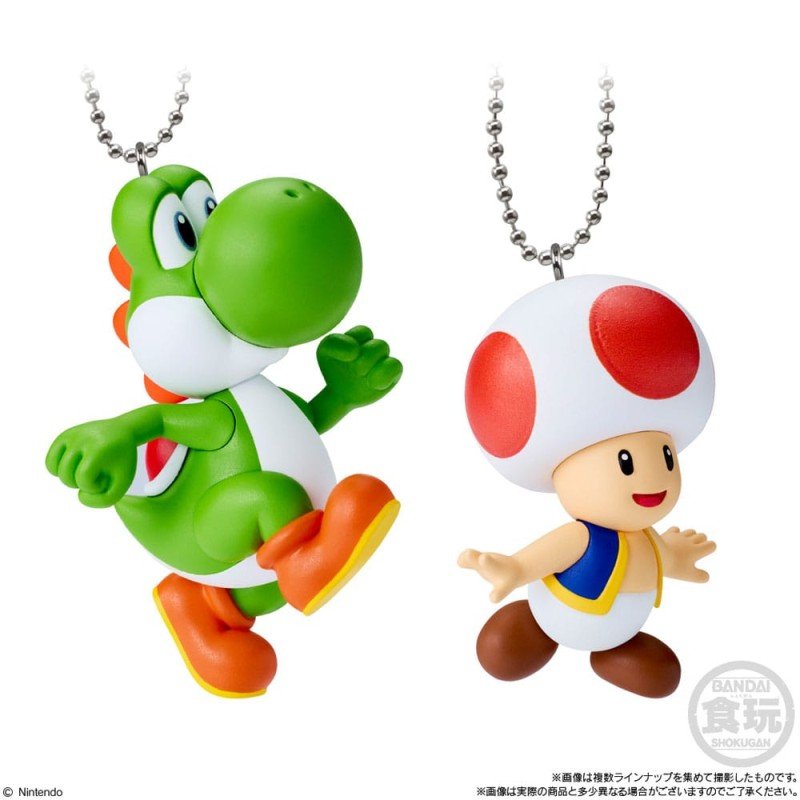 Super Mario présentoir porte-clés Blind Bag Mascot Charm Collection Wave 2 5 cm (10) | 4570117924583