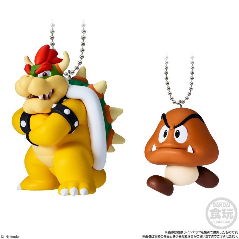 Super Mario présentoir porte-clés Blind Bag Mascot Charm Collection Wave 2 5 cm (10) | 4570117924583