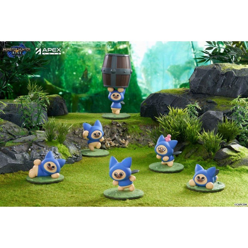 Monster Hunter Rise pack 6 trading figures Felyne Cat | 6971995422310