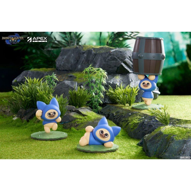 Monster Hunter Rise pack 6 trading figures Felyne Cat | 6971995422310