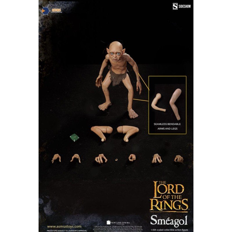 Le Seigneur des Anneaux figurine 1/6 Sméagol 20 cm | 4713294721624