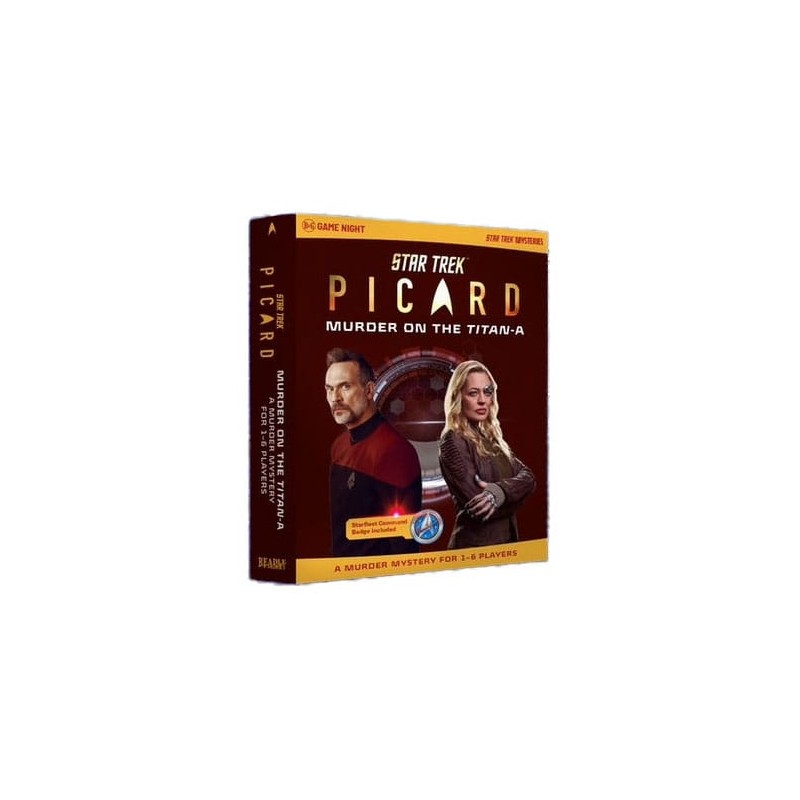 Star Trek: Picard Murder Mystery Game Murder on the Titan-A *ANGLAIS* | 0860010853887