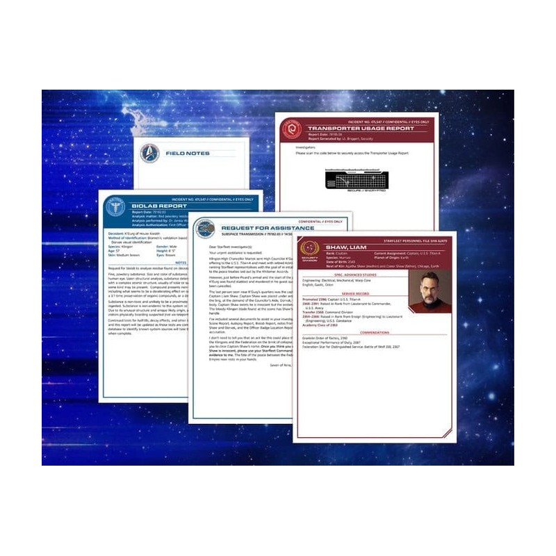 Star Trek: Picard Murder Mystery Game Murder on the Titan-A *English Version* | 0860010853887