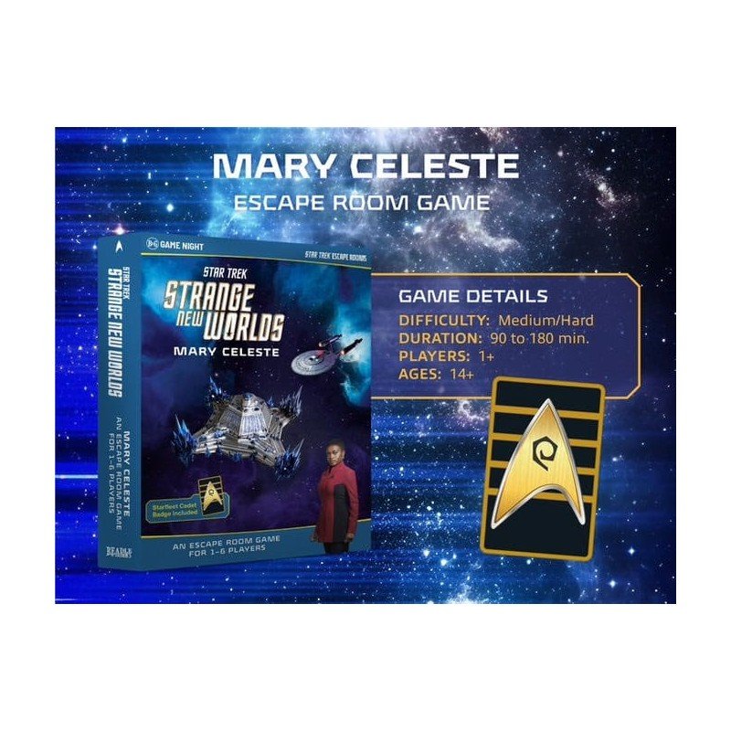 Star Trek: Strange New Worlds Escape Room Game Mary Celeste *ANGLAIS* | 0860010853894