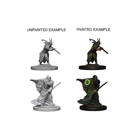 WizKids - D&D Nolzur's Marvelous - Miniature à peindre - Elf Druid | 634482726419