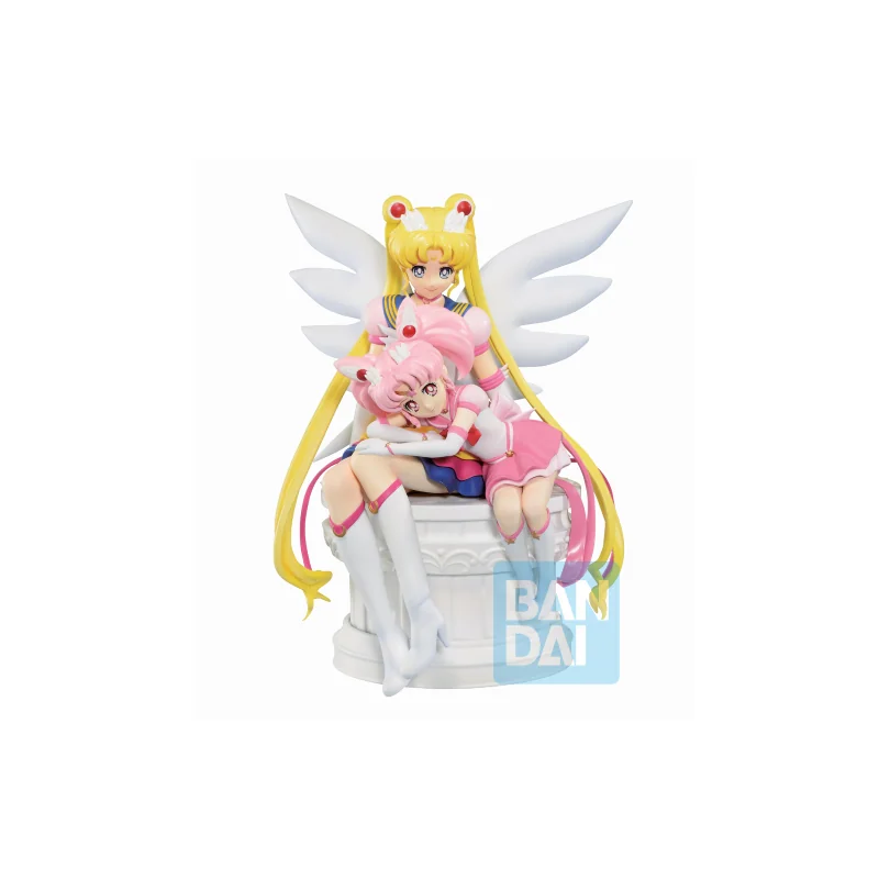 Sailor Moon - Figurine PVC Ichibansho - Eternal Sailor Moon & Eternal Chibi Moon 14 cm | 4573102636065