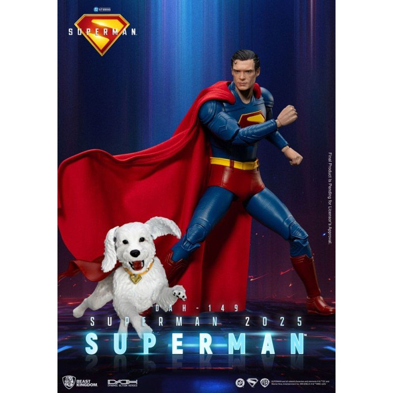 Superman (2025) figurine Superman & Krypto 21 cm | 4711385261455