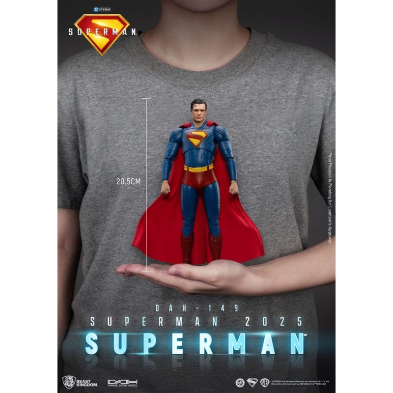 Superman (2025) figurine Superman & Krypto 21 cm | 4711385261455