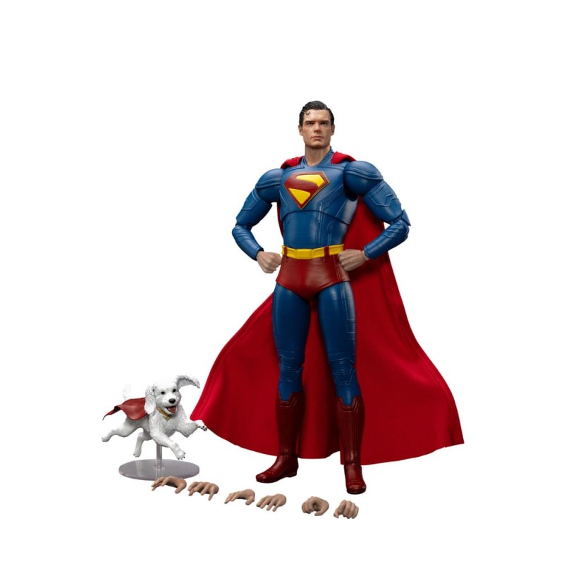 Superman (2025) figurine Superman & Krypto 21 cm | 4711385261455