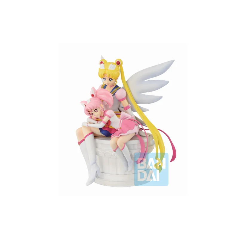 Sailor Moon - Figurine PVC Ichibansho - Eternal Sailor Moon & Eternal Chibi Moon 14 cm | 4573102636065