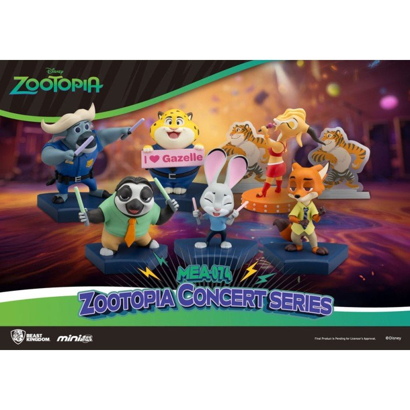 Zootopie assortiment figurines Mini Egg Attack Blind Box Concert Series 8 cm (6) | 4711385240221