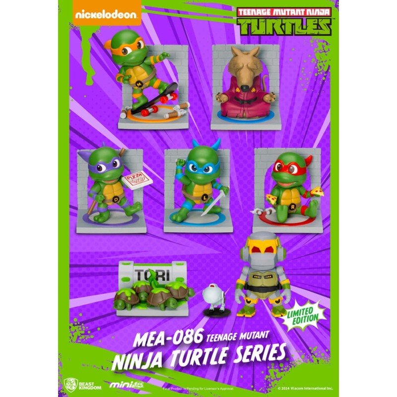 Tortues Ninja assortiment figurines Mini Egg Attack Blind Box Series 12 cm (6) | 4711385253115