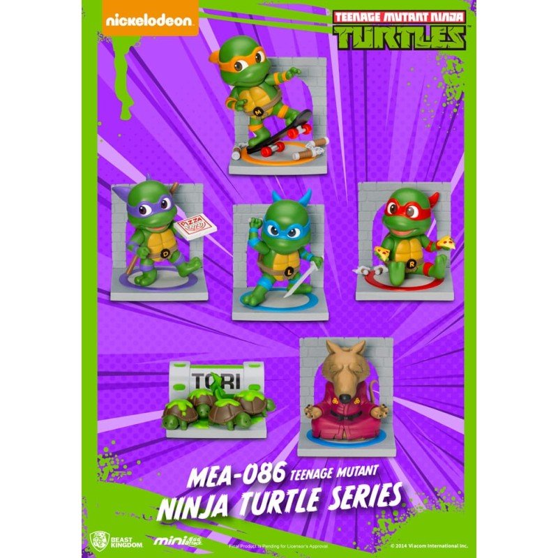 Tortues Ninja assortiment figurines Mini Egg Attack Blind Box Series 12 cm (6) | 4711385253115