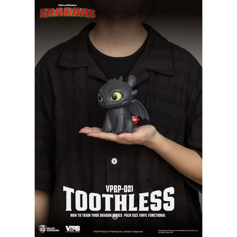 How to Train Your Dragon Piggy Vinyl Bank Toothless 12 cm | 4711385259711