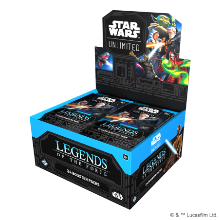 Star Wars: Unlimited - Légendes de la Force Booster Display (24 Booster) - FR | 841333132514