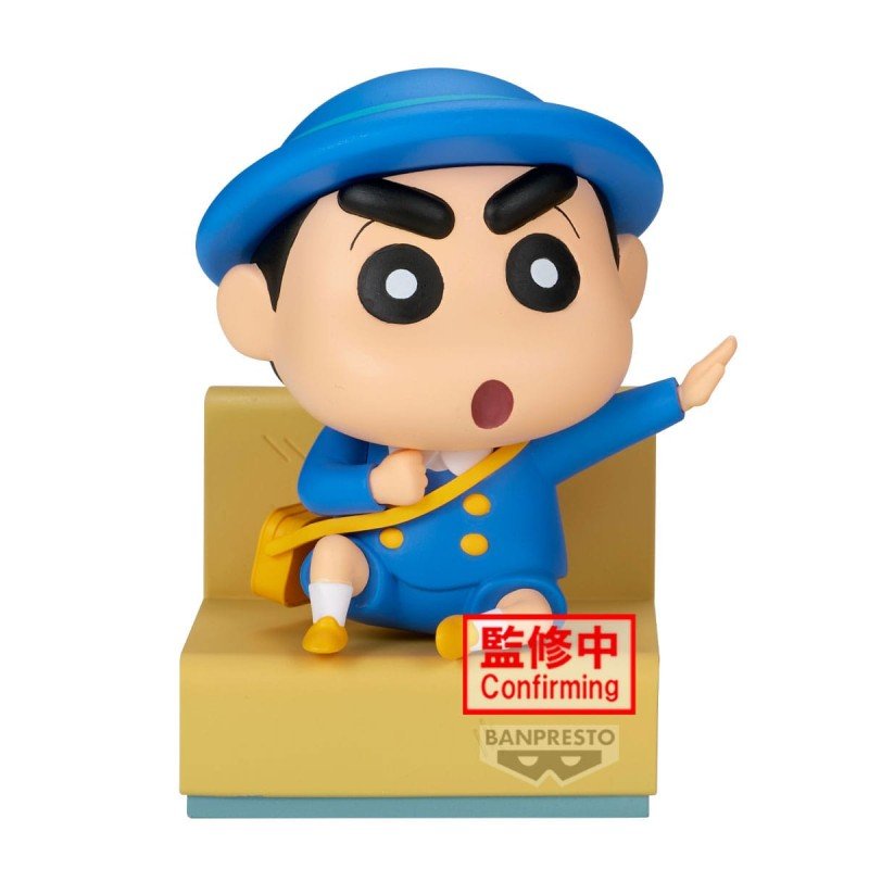 Crayon Shinchan statuette PVC Nakayoshi Memories Let's Go To Kindergarten With Masao-Kun (A: Shinnosuke) 8 cm | 4983164298475