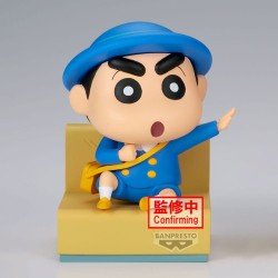 Crayon Shinchan statuette PVC Nakayoshi Memories Let's Go To Kindergarten With Masao-Kun (A: Shinnosuke) 8 cm | 4983164298475