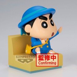 Crayon Shinchan statuette PVC Nakayoshi Memories Let's Go To Kindergarten With Masao-Kun (A: Shinnosuke) 8 cm | 4983164298475