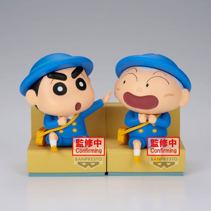 Crayon Shinchan statuette PVC Nakayoshi Memories Let's Go To Kindergarten With Masao-Kun (A: Shinnosuke) 8 cm | 4983164298475