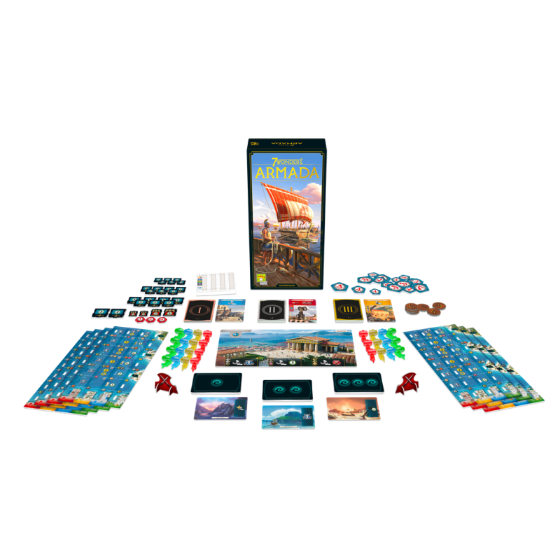 Spel: 7 Wonders V2 - Armada-uitbreiding
Uitgever: Repos Production
Engelse versie