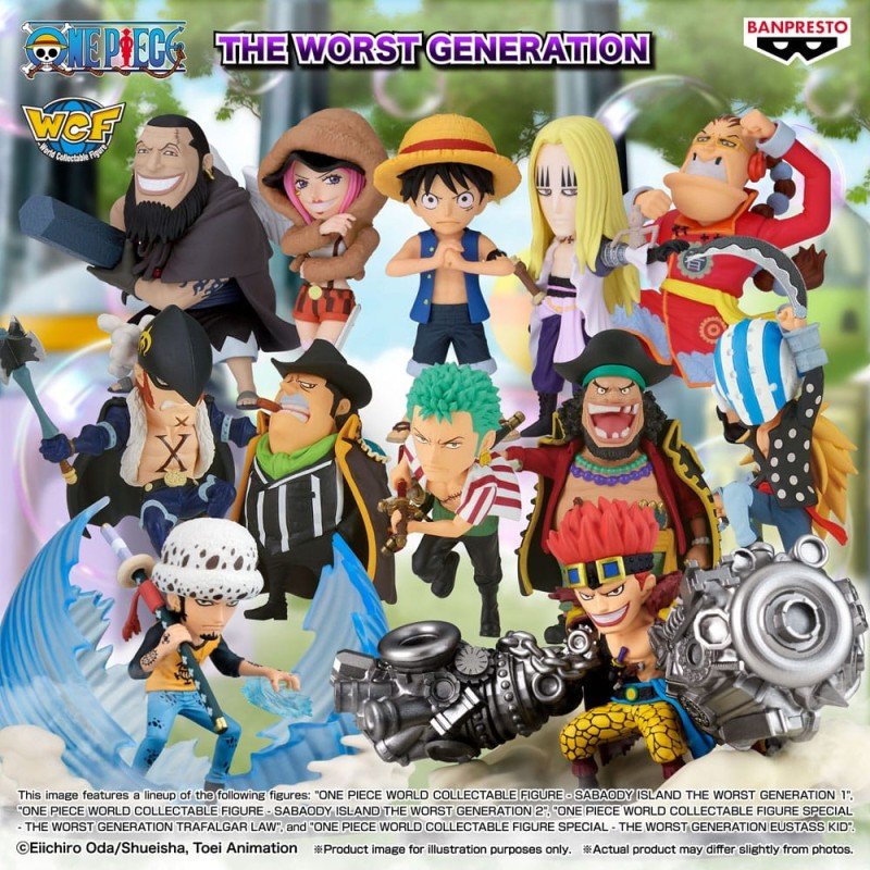 One Piece statuette PVC World Collectable Figure Special The Worst Generation Trafalgar Law 7 cm | 4983164299076