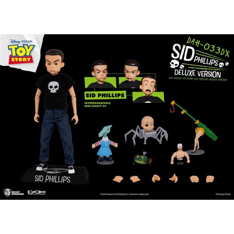 Toy Story figurine Dynamic Action Heroes Sid Phillips Deluxe Version 14 cm | 4711203452614