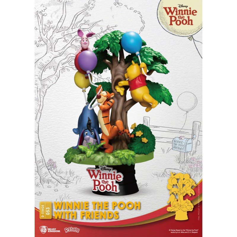 Disney diorama PVC D-Stage Winnie The Pooh With Friends 16 cm | 4711385241310