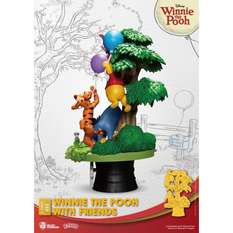 Disney diorama PVC D-Stage Winnie The Pooh With Friends 16 cm | 4711385241310