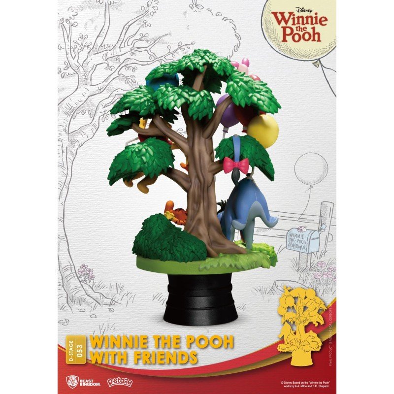Disney diorama PVC D-Stage Winnie The Pooh With Friends 16 cm | 4711385241310