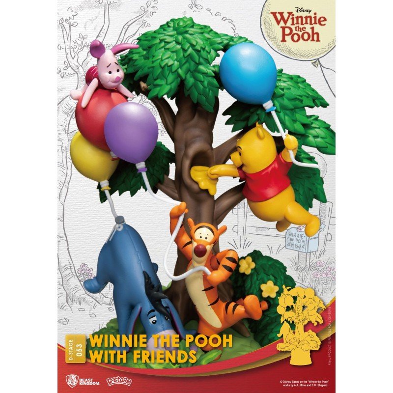 Disney diorama PVC D-Stage Winnie The Pooh With Friends 16 cm | 4711385241310