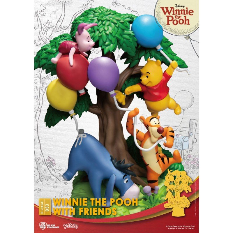 Disney diorama PVC D-Stage Winnie The Pooh With Friends 16 cm | 4711385241310