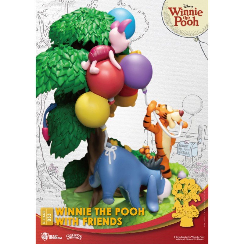 Disney diorama PVC D-Stage Winnie The Pooh With Friends 16 cm | 4711385241310