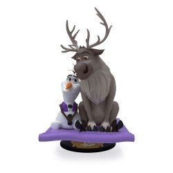 La Reine des neiges pack 6 statuettes Mini Diorama Stage Olaf Presents 12 cm | 4711203451679