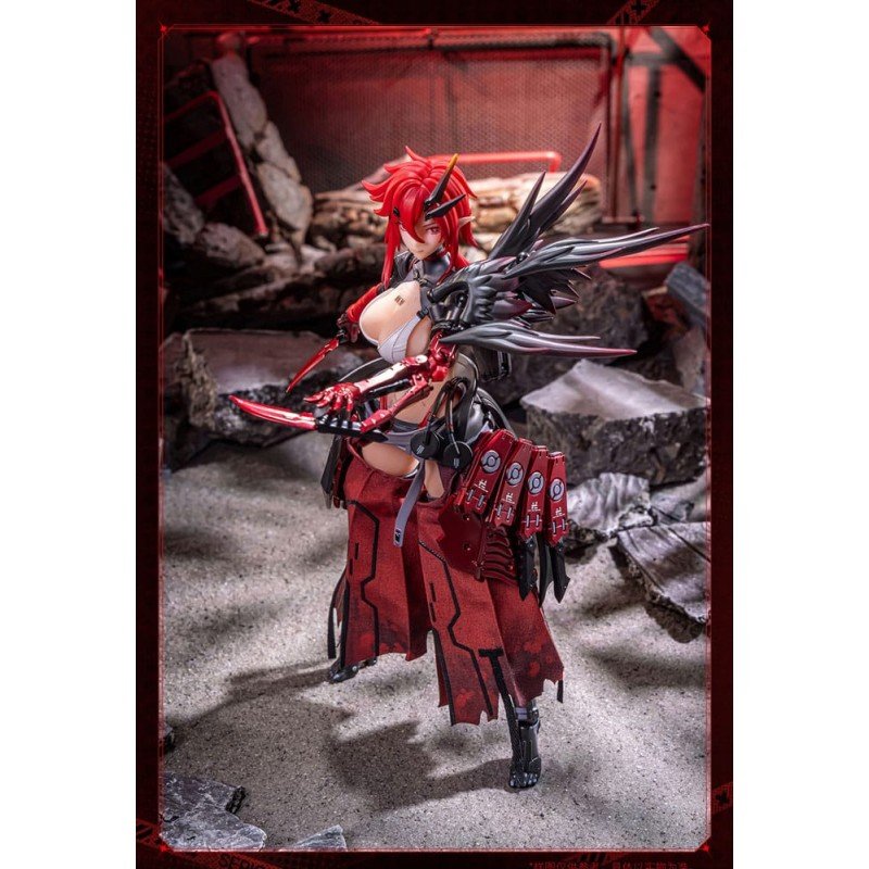 Original Character figurine 1/9 Wolf-Mastiff Force Karas Samurai 20 cm | 6976881810295