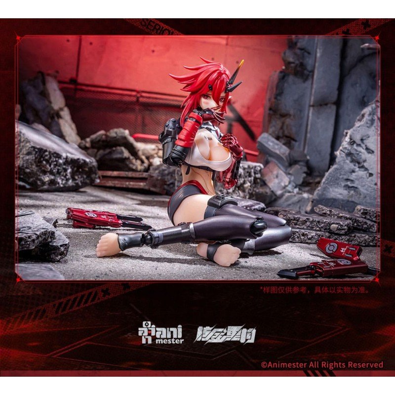 Original Character figurine 1/9 Wolf-Mastiff Force Karas Samurai 20 cm | 6976881810295