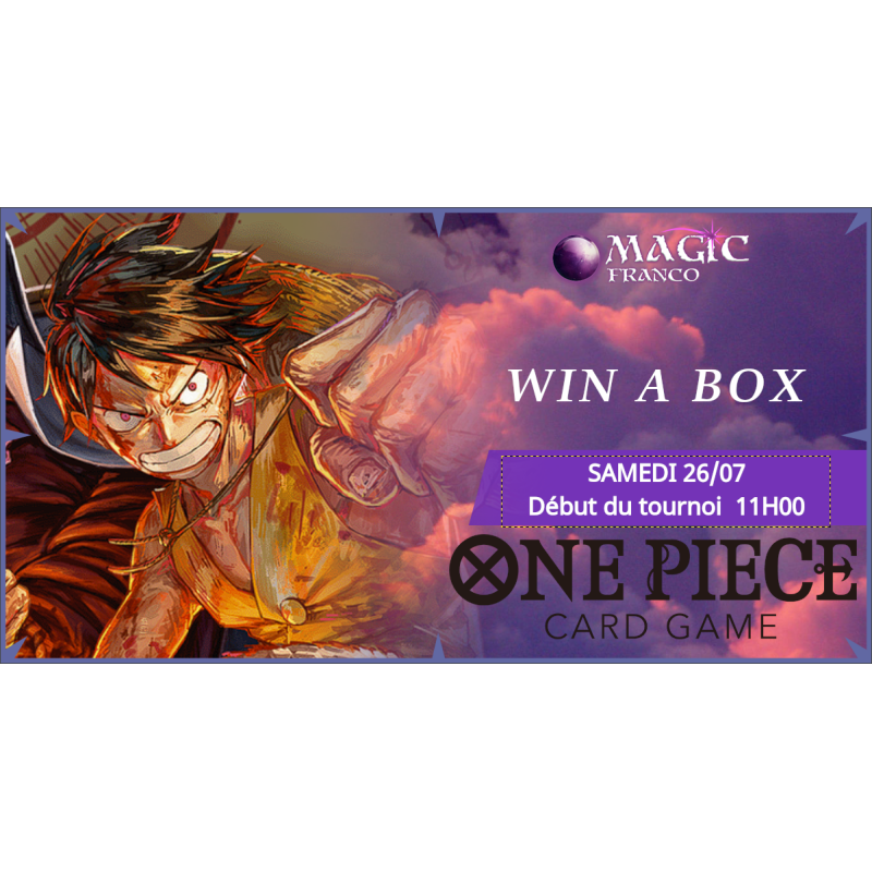 One Piece Card Game - WIN A BOX Tournament (EB-02 EN) @MagicFranco 26.07.25 | 