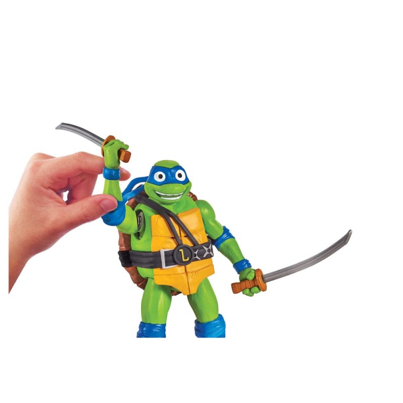 Ninja Turtles: Teenage Years Figurine Ninja Shouts Leonardo 14 cm | 0043377833512