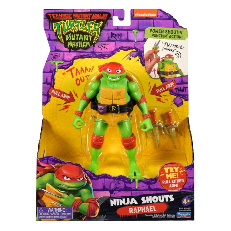 Ninja Turtles: Teenage Years Figurine Ninja Shouts Raphael 14 cm | 0043377833543