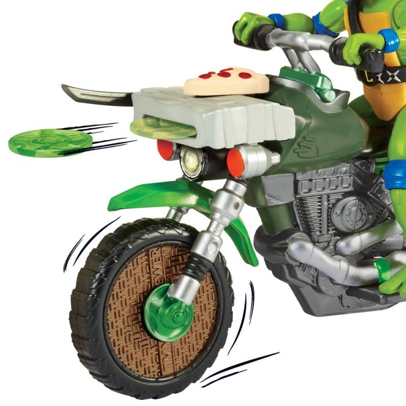 Ninja Turtles : Teenage Years figurine Drive N Kick Leonardo & véhicule 11 cm | 0043377834311