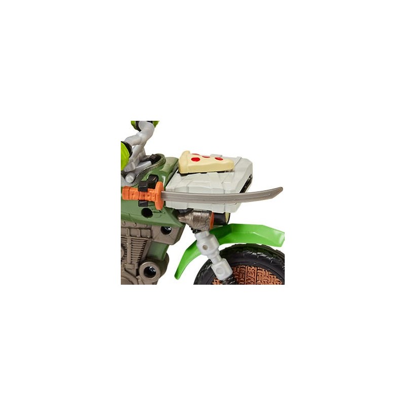 Ninja Turtles : Teenage Years figurine Drive N Kick Leonardo & véhicule 11 cm | 0043377834311