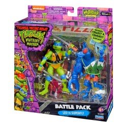 Teenage Mutant Ninja Turtles Action Figures Leonardo vs. Super Fly 11 cm | 0043377833314