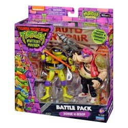 Tortues Ninja figurines Donatello vs. Bebop 11 cm | 0043377833321