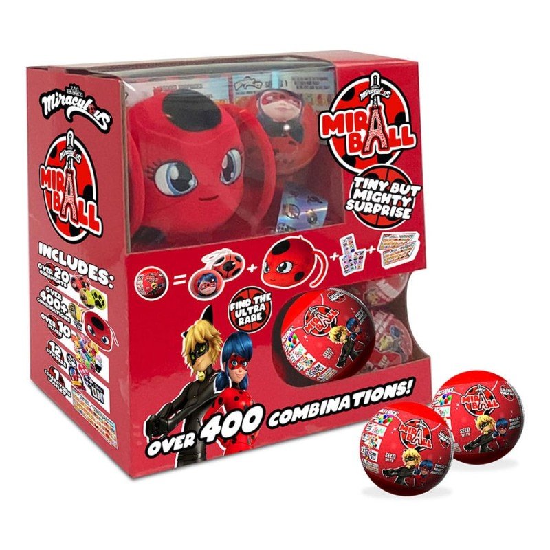 Miraculous, les aventures de Ladybug et Chat Noir présentoir Mystery Miraball (24) | 0840331914344