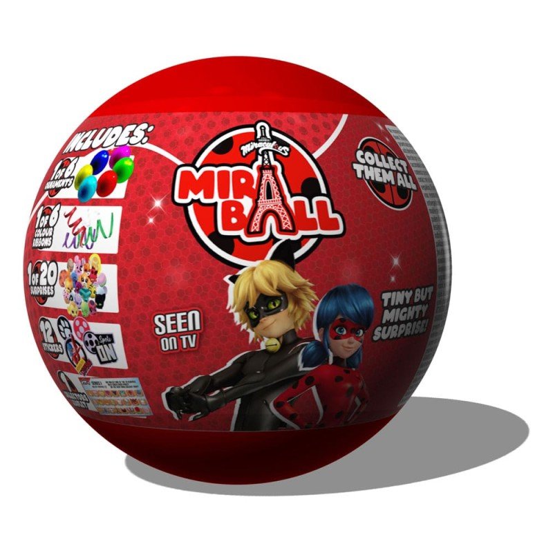 Miraculous, les aventures de Ladybug et Chat Noir présentoir Mystery Miraball (24) | 0840331914344