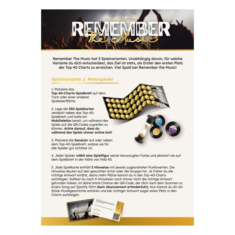 Remember The Music Jeu de plateau *ALLEMAND* | 4897046475161