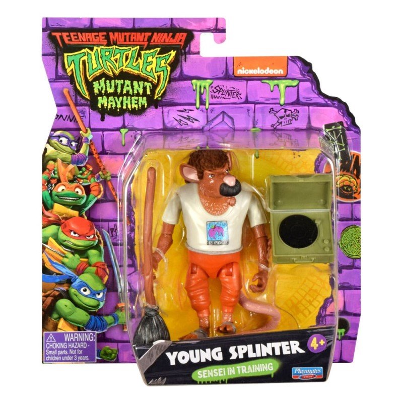 Ninja Turtles : Teenage Years figurine Young Splinter 11 cm | 0043377834243