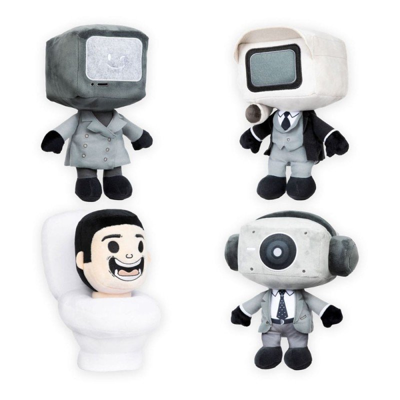 Skibidi Toilet peluche présentoir Mystery Blind Bag (2) | 0810054665465