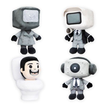 Skibidi Toilet peluche présentoir Mystery Blind Bag (2) | 0810054665465