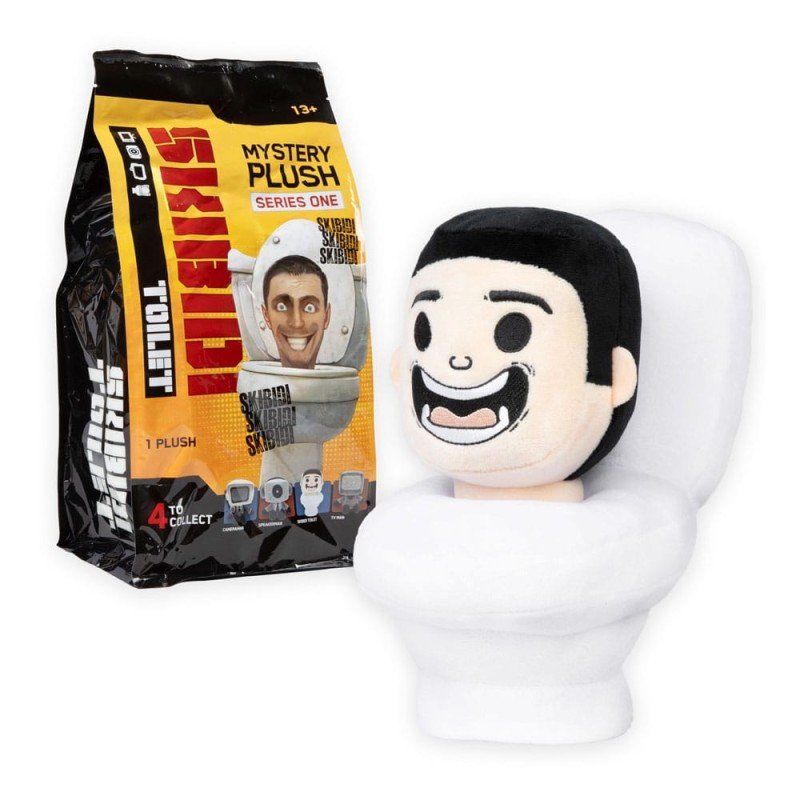Skibidi Toilet peluche présentoir Mystery Blind Bag (2) | 0810054665465