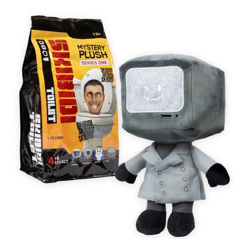 Skibidi Toilet peluche présentoir Mystery Blind Bag (2) | 0810054665465